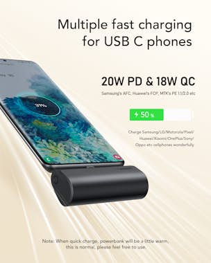 VEGER VEGER PlugOn-L VG-W0556 PowerBank 5000mah PD20W Ty VEGER VEGER PlugOn-L VG-W0556 PowerBank 5000mah PD20W Ty