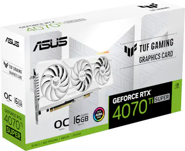 Asus ASUS TUF Gaming TUF-RTX4070TIS-O16G-BTF-WHITE NVID Asus ASUS TUF Gaming TUF-RTX4070TIS-O16G-BTF-WHITE NVID