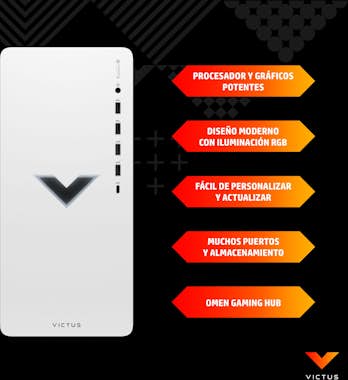 HP Victus by HP TG02-0178ns AMD Ryzen™ 7 5700G 16 GB HP Victus by HP TG02-0178ns AMD Ryzen™ 7 5700G 16 GB