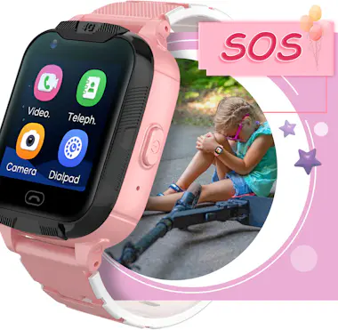 Maxlife Reloj inteligente Niño - Conexión WiFi SIM + GPS R Maxlife Reloj inteligente Niño - Conexión WiFi SIM + GPS R