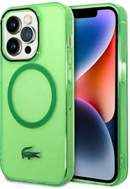 Lacoste Funda para iPhone 14 Pro Max Magsafe Verde Lacoste Funda para iPhone 14 Pro Max Magsafe Verde