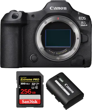 Canon EOS R5 Mark II + 1 SanDisk 256GB Extreme PRO UHS-I Canon EOS R5 Mark II + 1 SanDisk 256GB Extreme PRO UHS-I