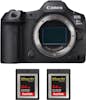 Canon EOS R5 Mark II + 2 SanDisk 64GB Extreme PRO CFexpr Canon EOS R5 Mark II + 2 SanDisk 64GB Extreme PRO CFexpr