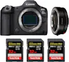 Canon EOS R5 Mark II + EF-EOS R + 3 SanDisk 32GB Extreme Canon EOS R5 Mark II + EF-EOS R + 3 SanDisk 32GB Extreme