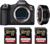Canon EOS R5 Mark II + EF-EOS R + 3 SanDisk 64GB Extreme Canon EOS R5 Mark II + EF-EOS R + 3 SanDisk 64GB Extreme