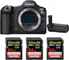 Canon EOS R5 Mark II + BG-R20 + 3 SanDisk 64GB Extreme P Canon EOS R5 Mark II + BG-R20 + 3 SanDisk 64GB Extreme P