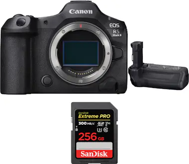 Canon EOS R5 Mark II + BG-R20 + 1 SanDisk 256GB Extreme Canon EOS R5 Mark II + BG-R20 + 1 SanDisk 256GB Extreme