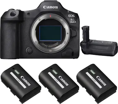 Canon EOS R5 Mark II + BG-R20 + 3 LP-E6P + EBOOK MCZDIRE Canon EOS R5 Mark II + BG-R20 + 3 LP-E6P + EBOOK MCZDIRE