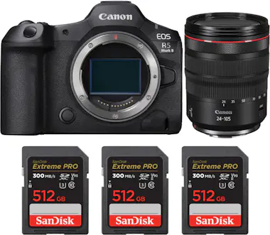 Canon EOS R5 Mark II + RF 24-105mm f/4 L IS USM + 3 SanD Canon EOS R5 Mark II + RF 24-105mm f/4 L IS USM + 3 SanD