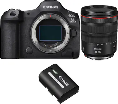 Canon EOS R5 Mark II + RF 24-105mm f/4 L IS USM + 1 LP-E Canon EOS R5 Mark II + RF 24-105mm f/4 L IS USM + 1 LP-E