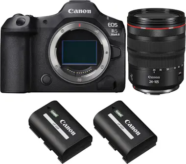 Canon EOS R5 Mark II + RF 24-105mm f/4 L IS USM + 2 LP-E Canon EOS R5 Mark II + RF 24-105mm f/4 L IS USM + 2 LP-E
