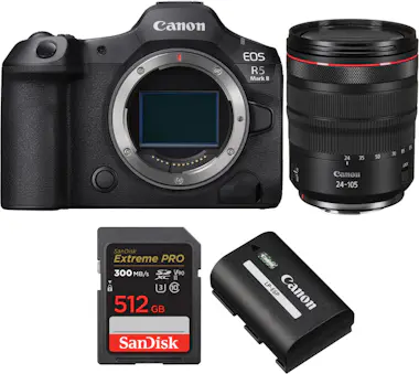 Canon EOS R5 Mark II + RF 24-105mm f/4 L IS USM + 1 SanD Canon EOS R5 Mark II + RF 24-105mm f/4 L IS USM + 1 SanD