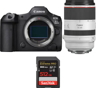 Canon EOS R5 Mark II + RF 70-200mm f/2.8 L IS USM + 1 Sa Canon EOS R5 Mark II + RF 70-200mm f/2.8 L IS USM + 1 Sa