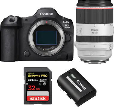Canon EOS R5 Mark II + RF 70-200mm f/2.8 L IS USM + 1 Sa Canon EOS R5 Mark II + RF 70-200mm f/2.8 L IS USM + 1 Sa