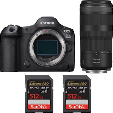 Canon EOS R5 Mark II + RF 100-400mm f/5.6-8 IS USM + 2 S Canon EOS R5 Mark II + RF 100-400mm f/5.6-8 IS USM + 2 S