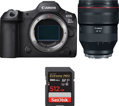 Canon EOS R5 Mark II + RF 28-70mm f/2 L USM + 1 SanDisk Canon EOS R5 Mark II + RF 28-70mm f/2 L USM + 1 SanDisk