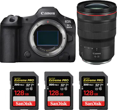 Canon EOS R5 Mark II + RF 15-35mm f/2.8 L IS USM + 3 San Canon EOS R5 Mark II + RF 15-35mm f/2.8 L IS USM + 3 San