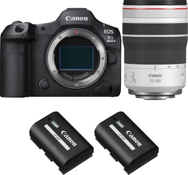 Canon EOS R5 Mark II + RF 70-200mm f/4 L IS USM + 2 LP-E Canon EOS R5 Mark II + RF 70-200mm f/4 L IS USM + 2 LP-E
