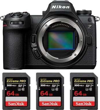 Nikon Z6 III + 3 SanDisk 64GB Extreme PRO UHS-II SDXC 30 Nikon Z6 III + 3 SanDisk 64GB Extreme PRO UHS-II SDXC 30