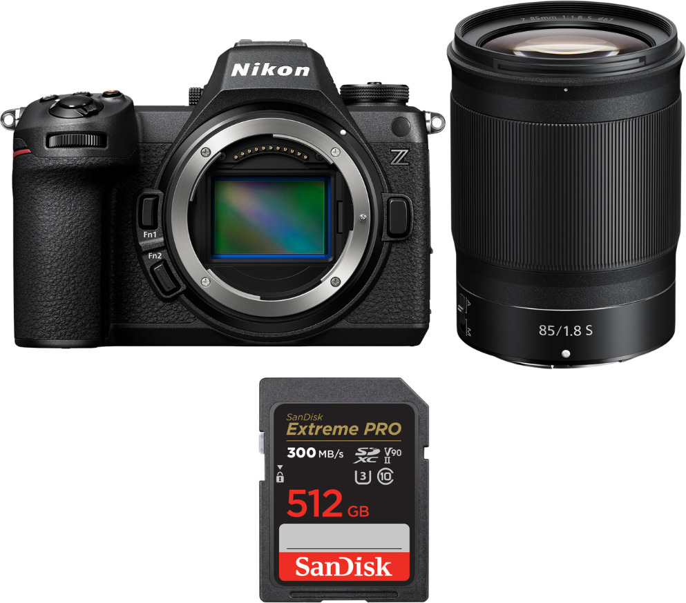 z6 iii  z 85mm f18 s  1 sandisk 512gb extreme pro uhs-ii sdxc 300 mbs  ebook mczdirect