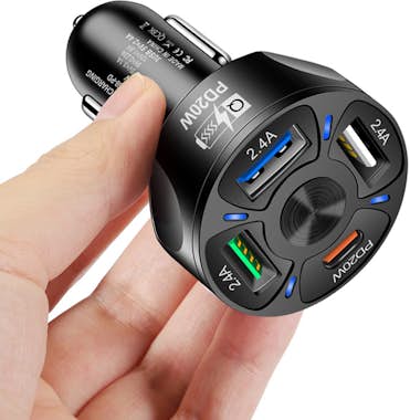 Eko Cargador de coche QuickCharge 3.0 32W Triple USB 2 Eko Cargador de coche QuickCharge 3.0 32W Triple USB 2