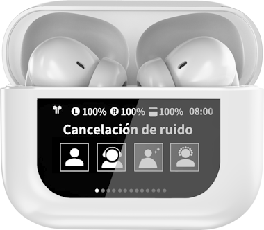 Phone House Auriculares inalámbricos TWS con ANC y pantalla Phone House Auriculares inalámbricos TWS con ANC y pantalla