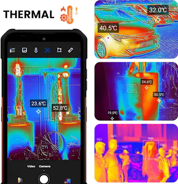 HAMMER Hammer Smartphone Térmica Impermeable Construcción HAMMER Hammer Smartphone Térmica Impermeable Construcción