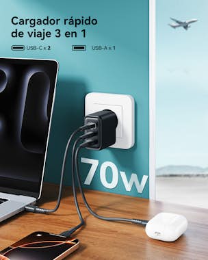 INIU Cabeza de carga Leopard 70W INIU Cabeza de carga Leopard 70W