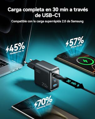 INIU Cabeza de carga Leopard 70W INIU Cabeza de carga Leopard 70W