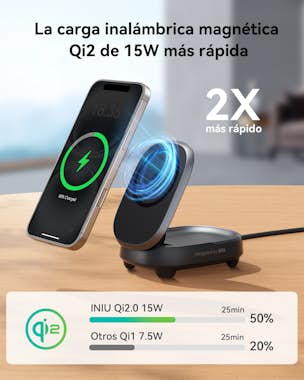 INIU Cargador inalámbrico MagPro 15W INIU Cargador inalámbrico MagPro 15W