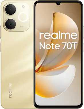 realme Realme Note 70T 4G 4GB/128GB Dorado (Gold) Dual SI realme Realme Note 70T 4G 4GB/128GB Dorado (Gold) Dual SI