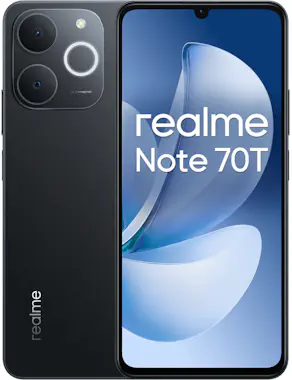 realme Realme Note 70T 4G 4GB/64GB Negro (Obsidian) Dual realme Realme Note 70T 4G 4GB/64GB Negro (Obsidian) Dual