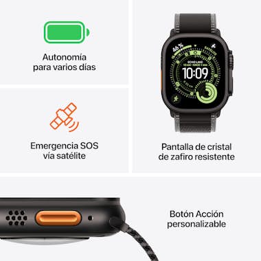 Apple Apple Watch Ultra 3 OLED 49 mm Digital 422 x 514 P Apple Apple Watch Ultra 3 OLED 49 mm Digital 422 x 514 P