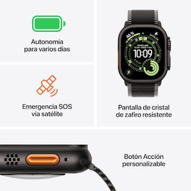 Apple Apple Watch Ultra 3 OLED 49 mm Digital 422 x 514 P Apple Apple Watch Ultra 3 OLED 49 mm Digital 422 x 514 P