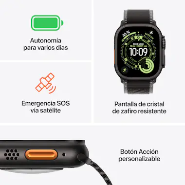 Apple Apple Watch Ultra 3 OLED 49 mm Digital 422 x 514 P Apple Apple Watch Ultra 3 OLED 49 mm Digital 422 x 514 P