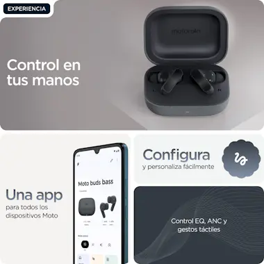 Motorola Motorola Moto Buds Bass Auriculares True Wireless Motorola Motorola Moto Buds Bass Auriculares True Wireless
