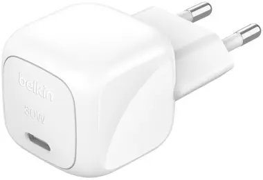 Belkin Paquete Cargador de pared USB-C de 30W con suminis Belkin Paquete Cargador de pared USB-C de 30W con suminis