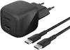 Belkin Cargador de pared rápido USB-C de 45 W con Power D Belkin Cargador de pared rápido USB-C de 45 W con Power D