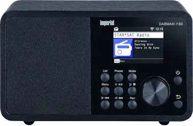 Imperial Imperial DABMAN i160 DAB+ Portátil Analógica Negro Imperial Imperial DABMAN i160 DAB+ Portátil Analógica Negro