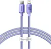 Baseus Baseus Crystal Shine cable de teléfono móvil Púrpu Baseus Baseus Crystal Shine cable de teléfono móvil Púrpu