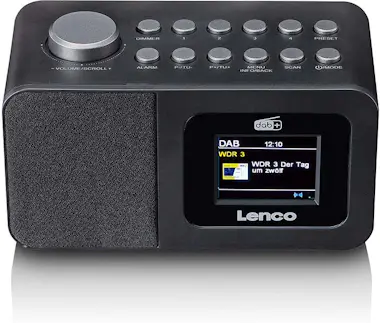 Lenco Lenco CR-625BK Portátil Analógico y digital Negro Lenco Lenco CR-625BK Portátil Analógico y digital Negro