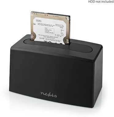 Nedis Nedis HDDUSB3210BK base de conexión para disco dur Nedis Nedis HDDUSB3210BK base de conexión para disco dur