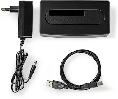 Nedis Nedis HDDUSB3210BK base de conexión para disco dur Nedis Nedis HDDUSB3210BK base de conexión para disco dur