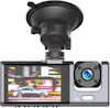 Partel Dashcam para coche con 3 cámaras, micrófono y alta Partel Dashcam para coche con 3 cámaras, micrófono y alta