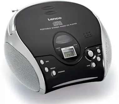 Lenco Lenco SCD-24 Digital FM Negro, Plata Reproducción Lenco Lenco SCD-24 Digital FM Negro, Plata Reproducción