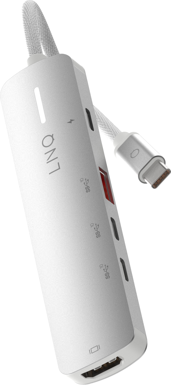 linq 5in1 pro usb-c 10gbps multiport hub with 4k hdmi