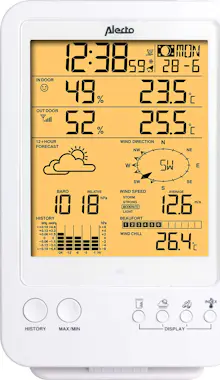 Alecto Alecto WS-4800 estación meteorológica digital Blan Alecto Alecto WS-4800 estación meteorológica digital Blan