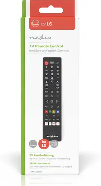 Nedis Nedis TVRC45LGBK mando a distancia IR inalámbrico Nedis Nedis TVRC45LGBK mando a distancia IR inalámbrico
