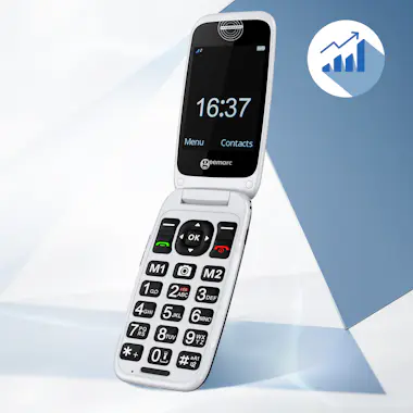 Geemarc Teléfono para personas mayores amplificado compati Geemarc Teléfono para personas mayores amplificado compati