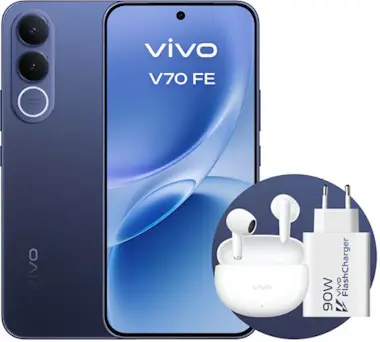 vivo V70 FE 5G 512GB+8GB RAM (Auricular+Cargador 90W) vivo V70 FE 5G 512GB+8GB RAM (Auricular+Cargador 90W)